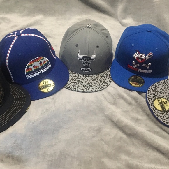 Denver Nuggets New Era Hats – MYFITTEDS New Era Fitted Hats Denver Nuggets Chicago Bulls